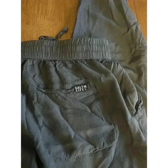 Sunset Waves Ladies Pant, jogger, lightweight, ankle, elastic waist F24 - Picture 6 of 6